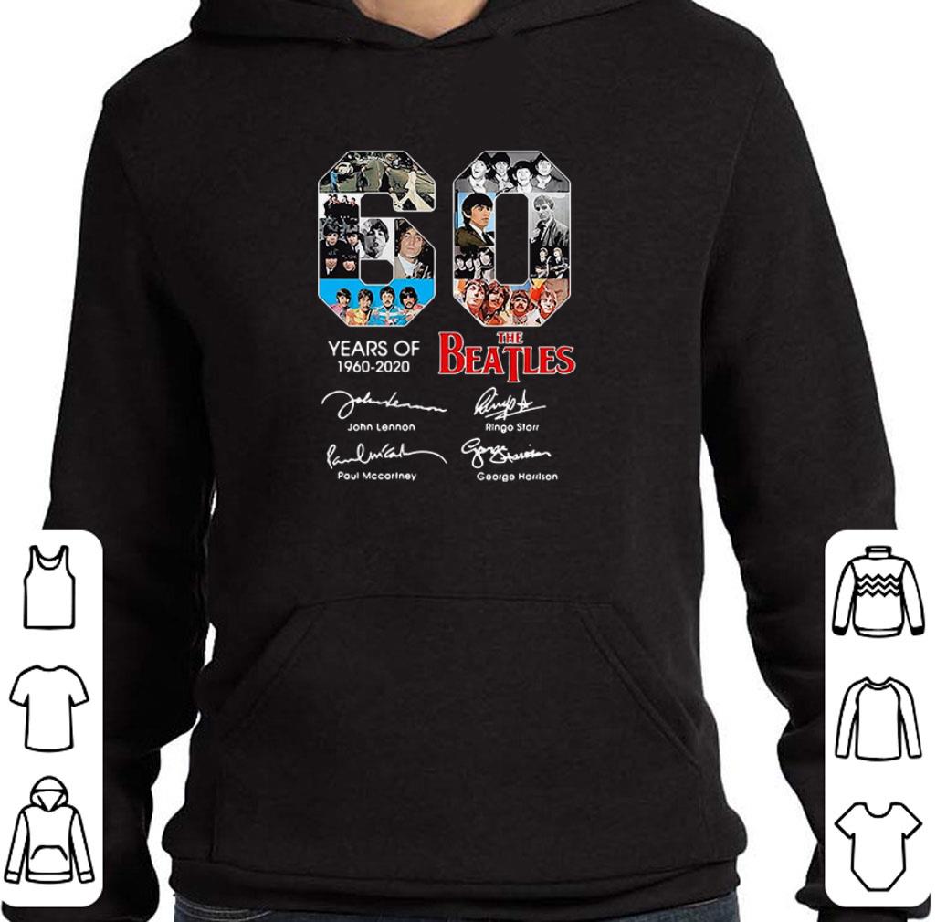 Pretty 60 Years of The Beatles 1960-2020 signature shirt