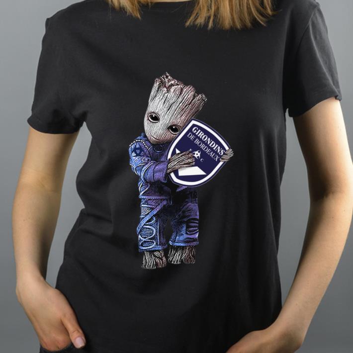 Pretty Baby Groot hug Girondins de Bordeaux shirt