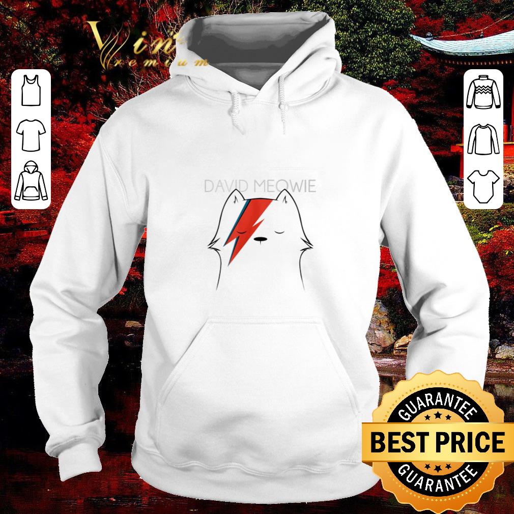 Pretty David Bowie David meowie cat shirt