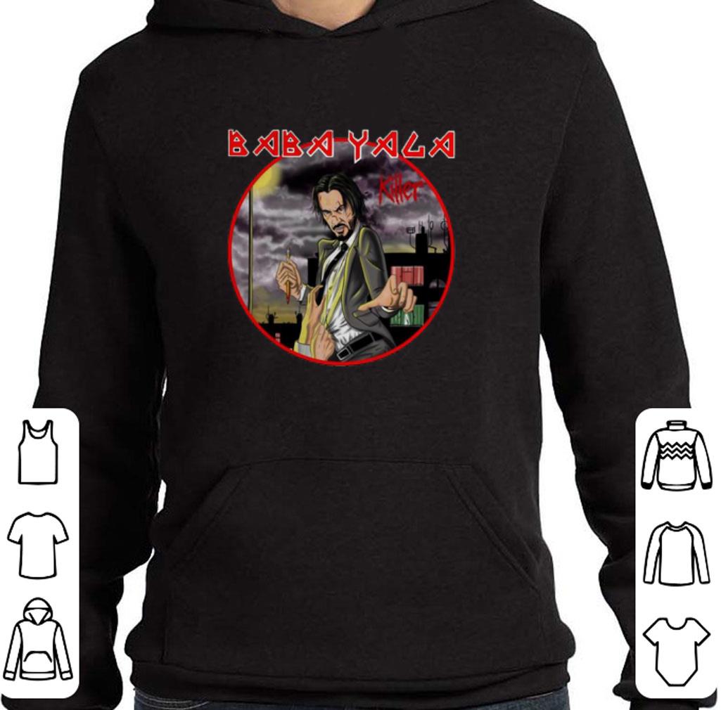 Pretty John Wick Baba Yaga Killer Iron Maiden Logo shirt