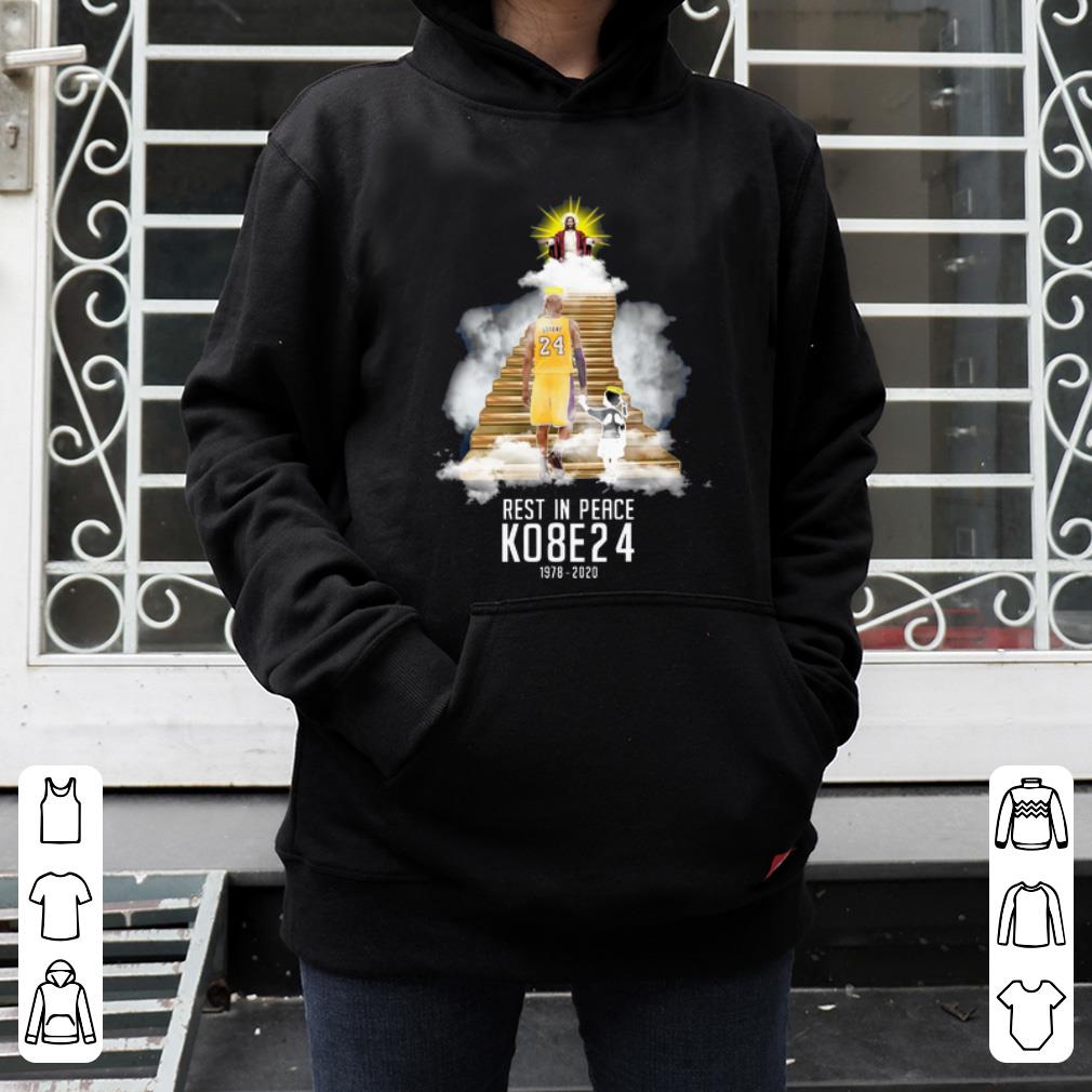Pretty Kobe Bryant And His Daughter In Heaven With Jesus RIP KO8E24 shirt