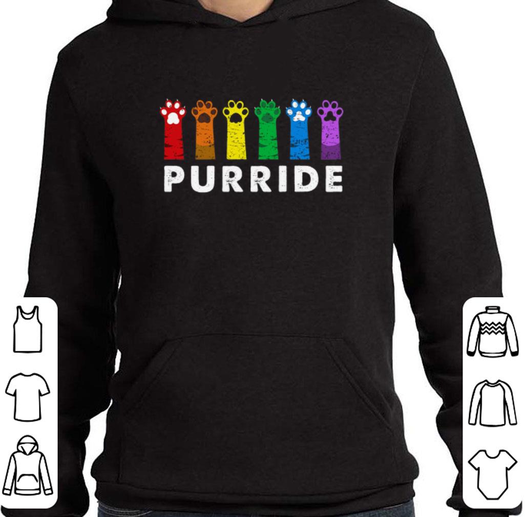 Pretty LGBT cat paws Purride shirt 6 Pretty LGBT cat paws Purride shirt