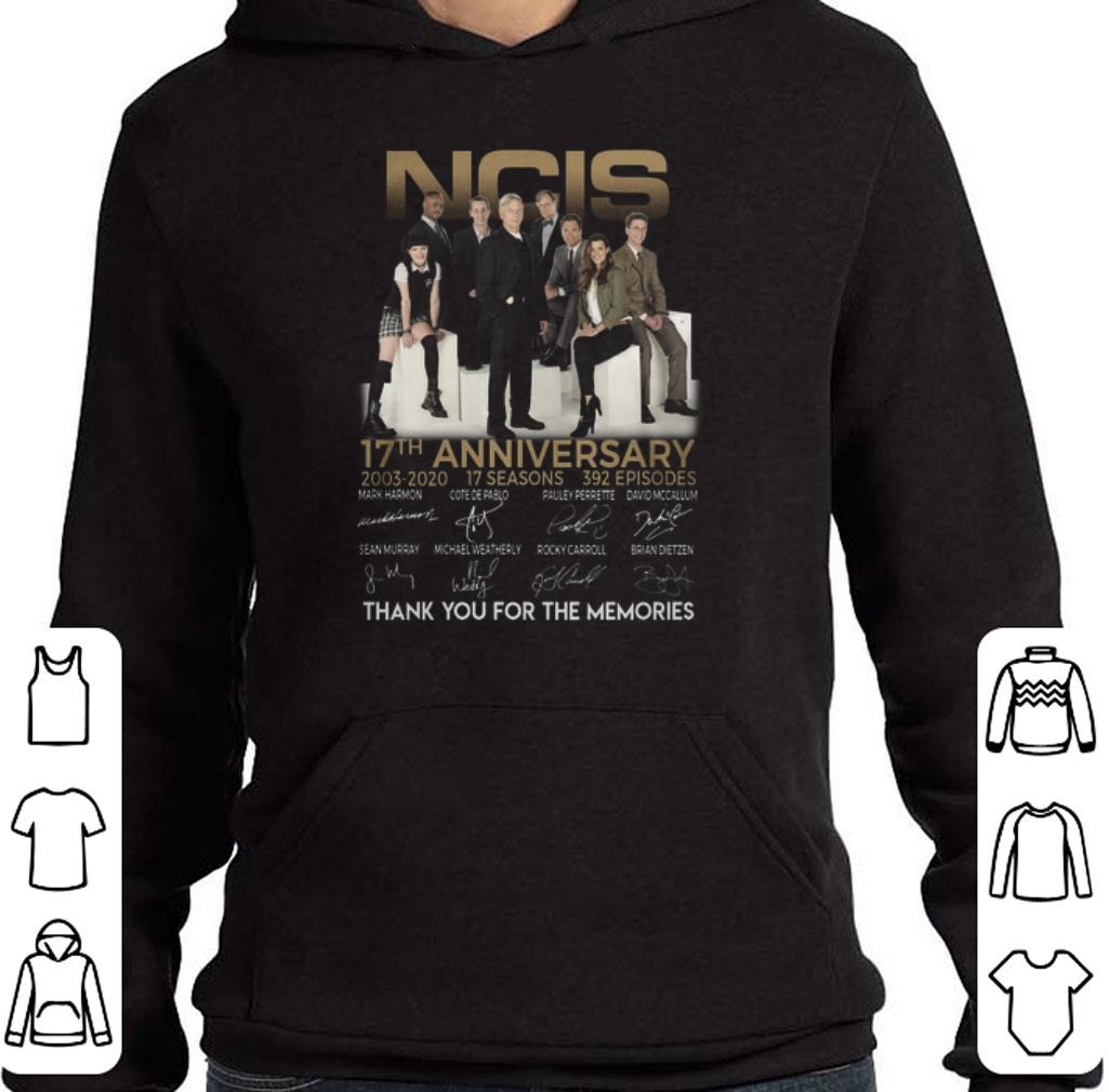 Pretty NCIS 17th anniversary 2003 2020 signatures thank you for the memories shirt