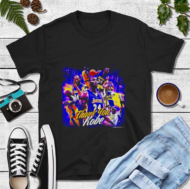 Pretty Rip Lakers thank you kobe shirt