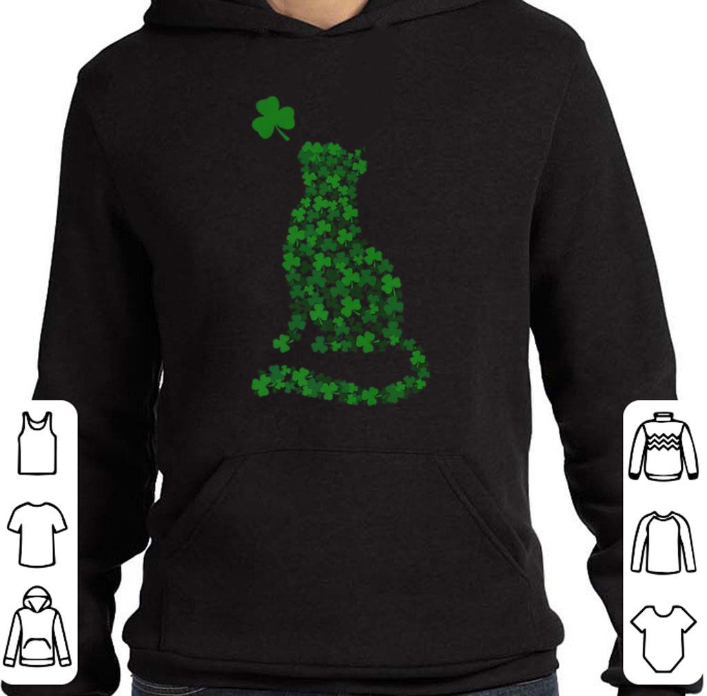 Pretty Shamrock Cat Happy Saint Patricks Day Cat shirt