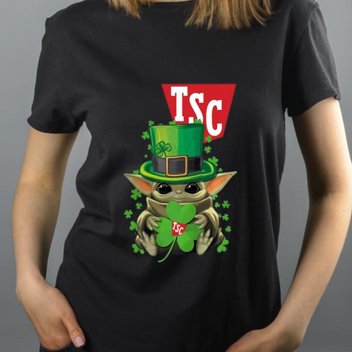 Pretty Star Wars Baby Yoda TSC Stores Shamrock St. Patrick’s Day shirt