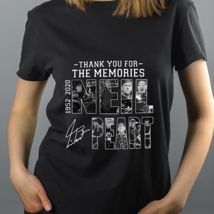 Pretty Thank You For The Memories Neil Peart 1952 2020 Signature shirt