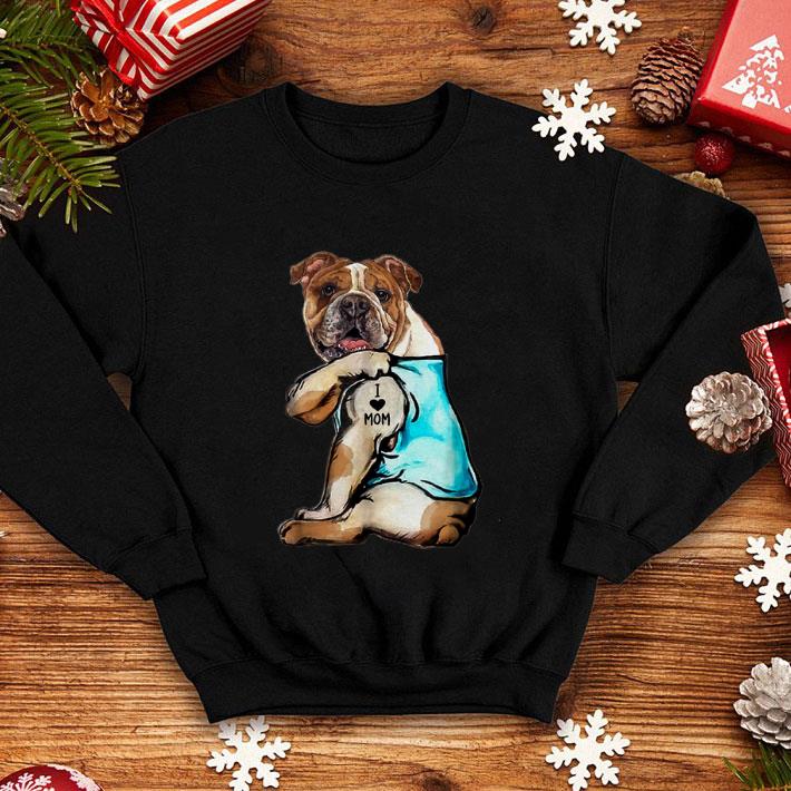 Top Australian Bulldog I love mom tattoos shirt