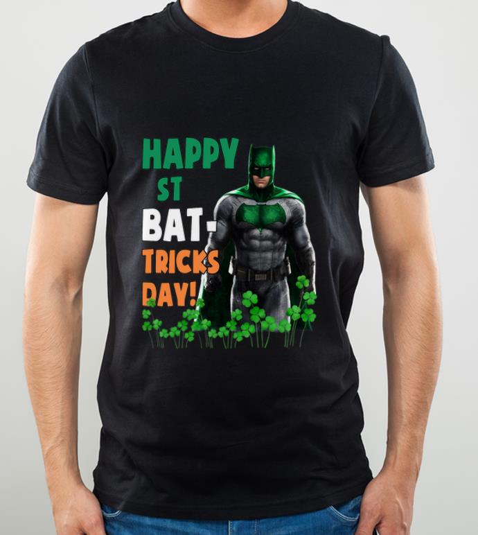 Awesome Bat Man Happy St Bat–Tricks Day Shamrock St. Patrick's Day shirt