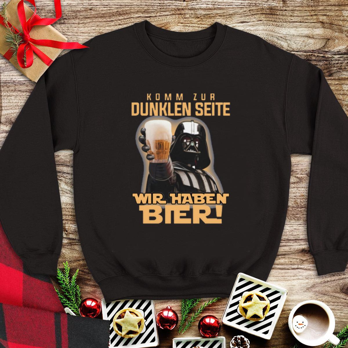 Awesome Darth Vader komm zur dunklen seite wir haben bier shirt