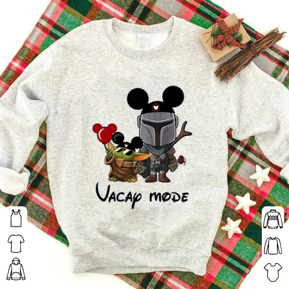 Awesome Mickey Yoda And The Mandalorian Vacay Mode shirt