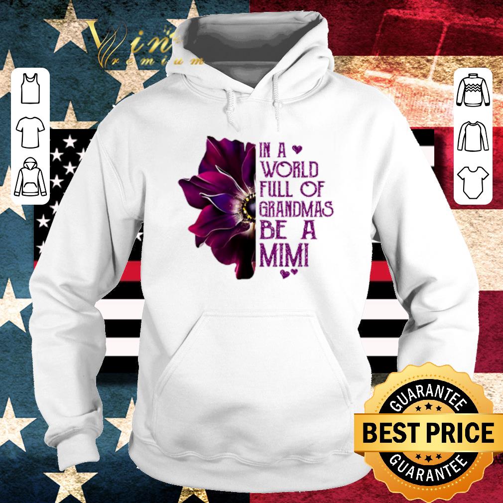 Burgundy anemone in a world full of grandmas be a Mimi shirt 6 Burgundy anemone in a world full of grandmas be a Mimi shirt