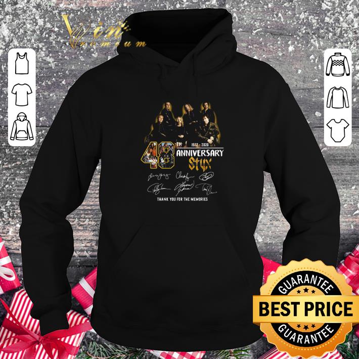 Funny 48th anniversary Styx 1972 2020 thank you for the memories shirt 6 Funny 48th anniversary Styx 1972 2020 thank you for the memories shirt