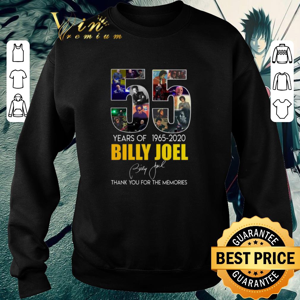 Funny 55 years of Billy Joel 1965 2020 Thank you for the memories shirt 6 Funny 55 years of Billy Joel 1965 2020 Thank you for the memories shirt