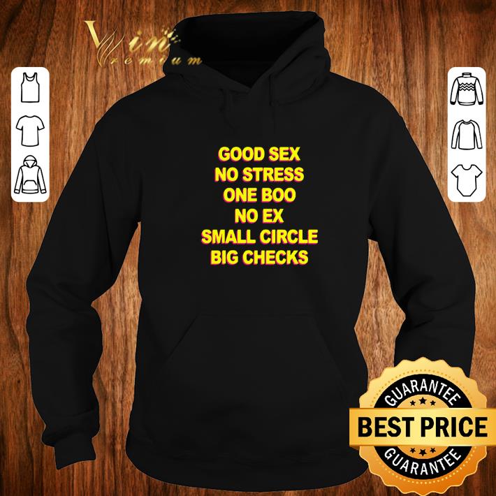 Funny Good sex no stress one boo no ex small circle big checks shirt 6 Funny Good sex no stress one boo no ex small circle big checks shirt