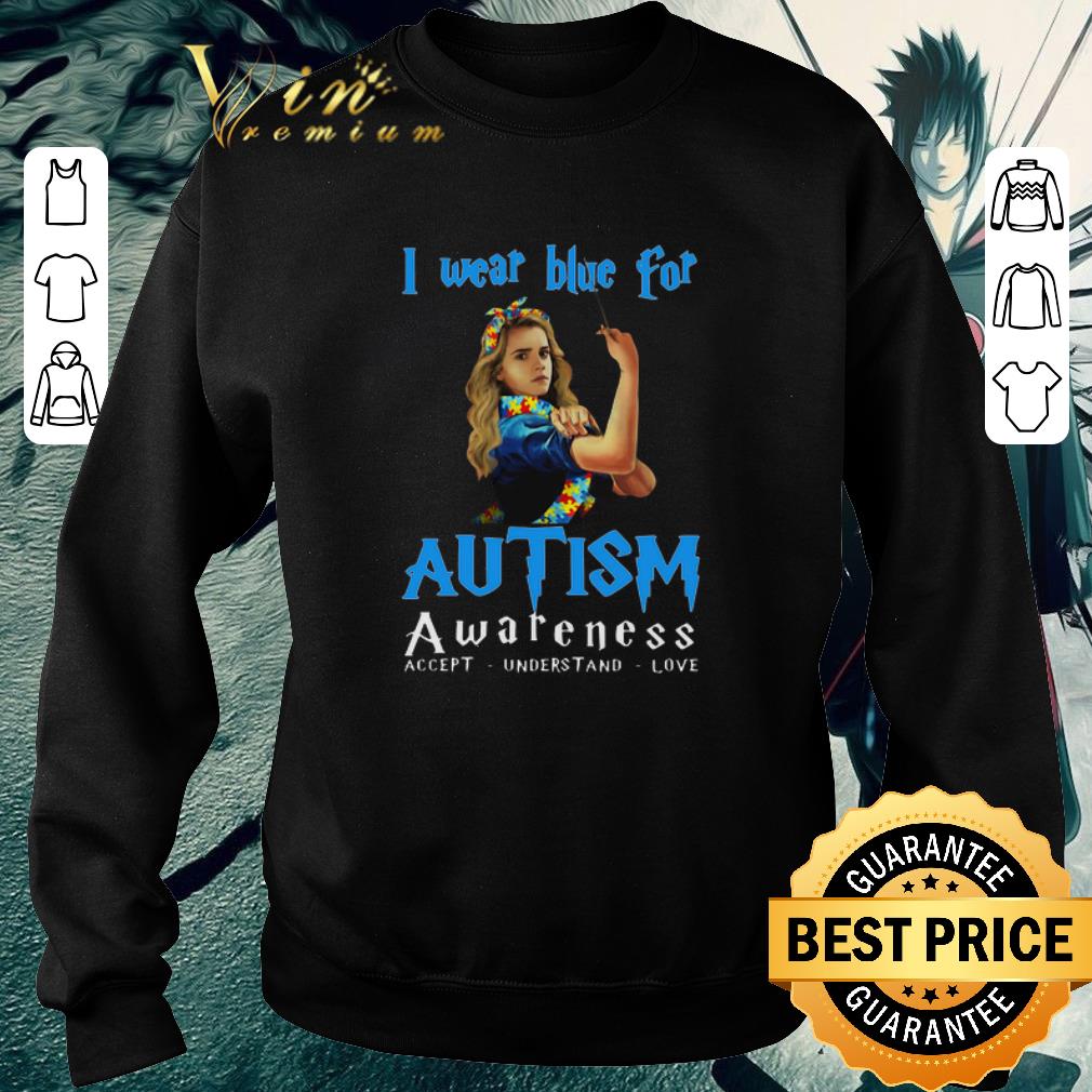Funny Hermione Granger i wear blue for Autism awareness Harry Potter shirt 6 Funny Hermione Granger i wear blue for Autism awareness Harry Potter shirt