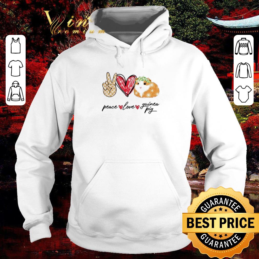 Funny Peace love Guinea Pig shirt