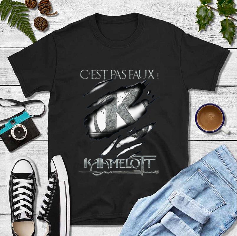 Great Blood Inside Me C'est Pas Faux Kaamelott Logo shirt