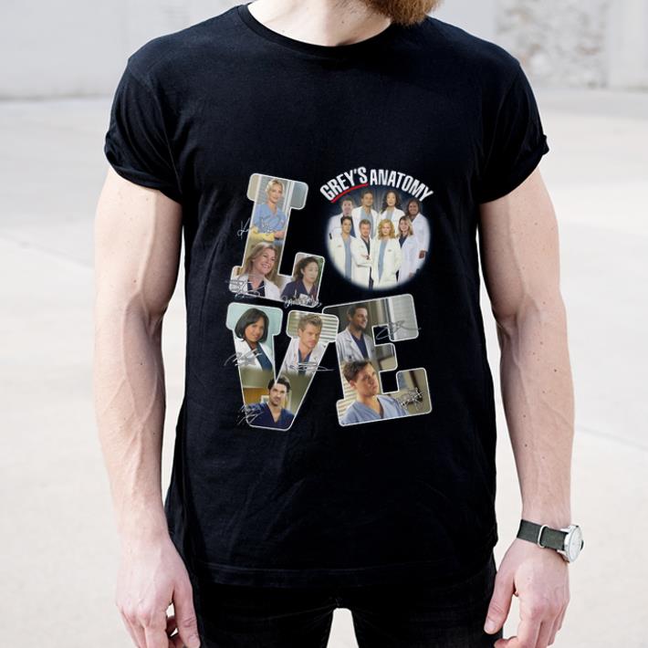 Great Love Grey’s Anatomy Signatures shirt