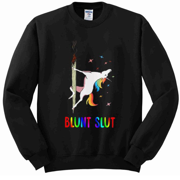 Great Unicorn Blunt Slut Smoking shirt