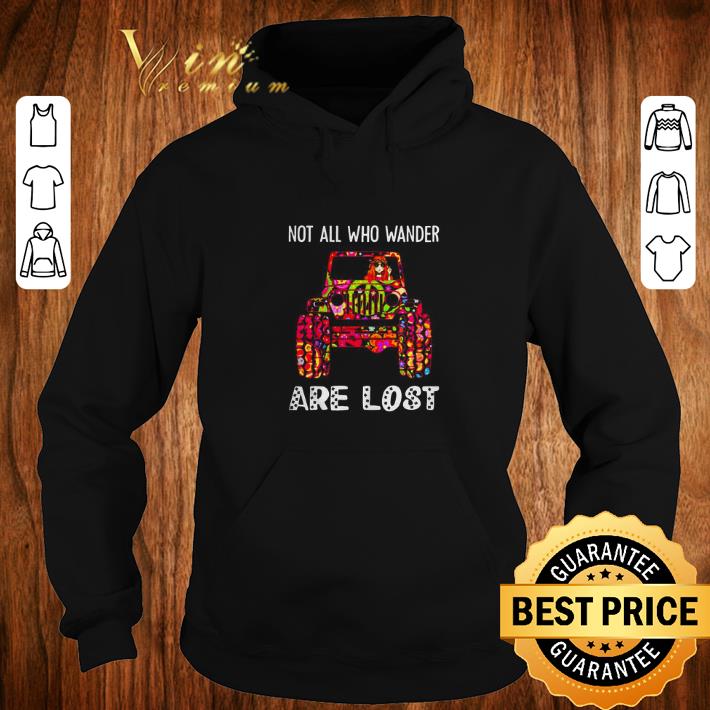 Hot Hippie Jeep not all who wander are lost shirt 6 Hot Hippie Jeep not all who wander are lost shirt