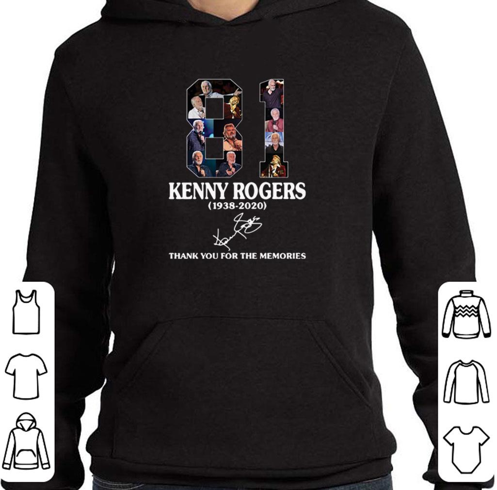Hot Kenny Rogers 81 1938-2020 signature thank you for the memories shirt