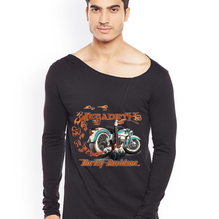 Hot Megadeth Motor Harley Davidson shirt