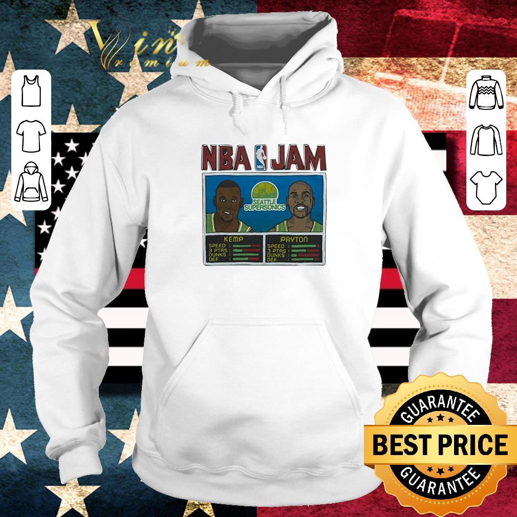Hot NBA Jam Seattle Supersonics Shawn Kemp and Gary Payton shirt 6 Hot NBA Jam Seattle Supersonics Shawn Kemp and Gary Payton shirt