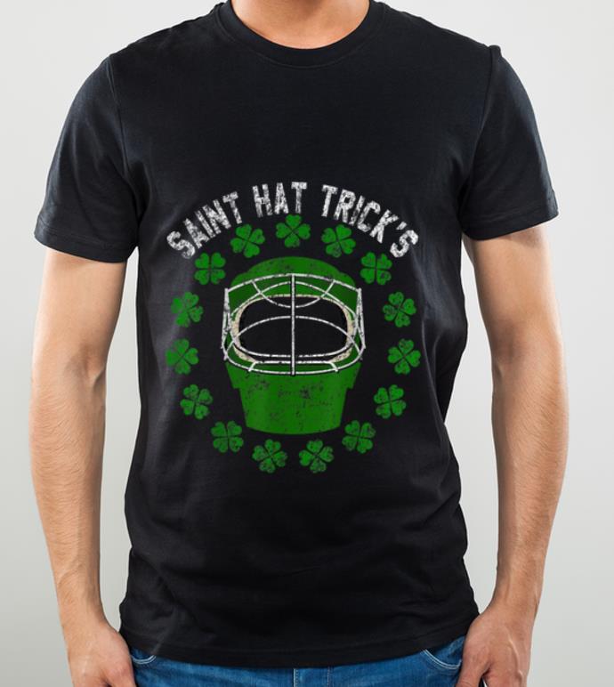 Hot Saint Hattricks Hockey St. Patricks Day Shamrock Gifts shirt