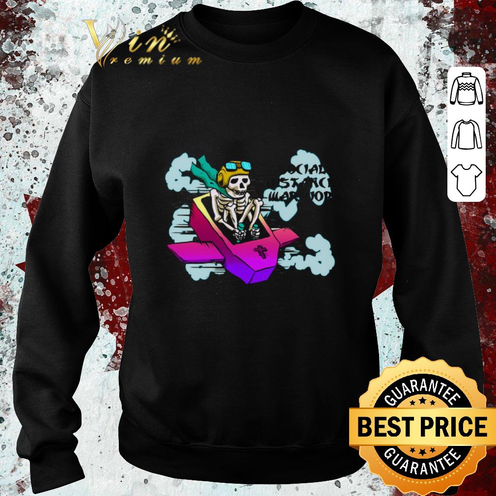 Hot Skull Social Distance Warrior shirt