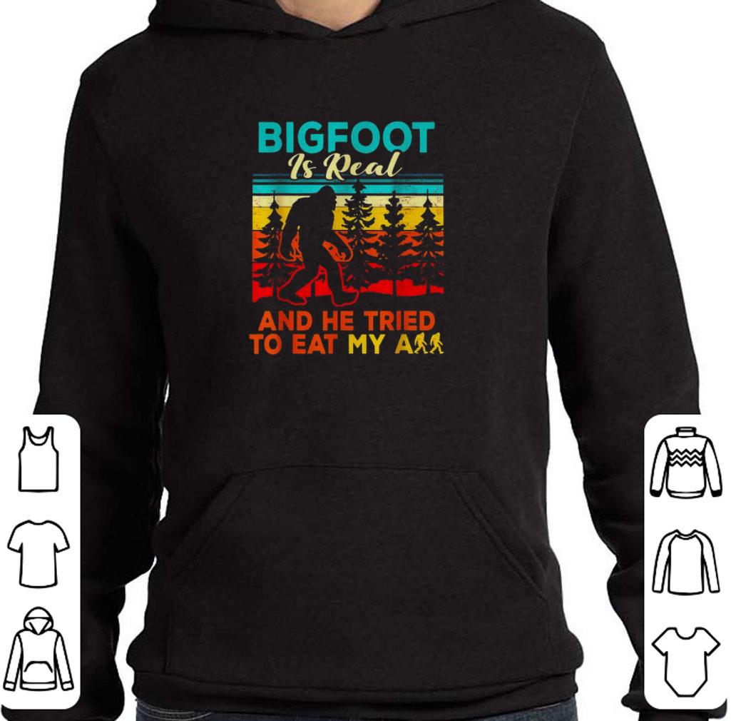 Nice Bigfoot is real and he tried to eat my ass vintage shirt 6 Nice Bigfoot is real and he tried to eat my ass vintage shirt
