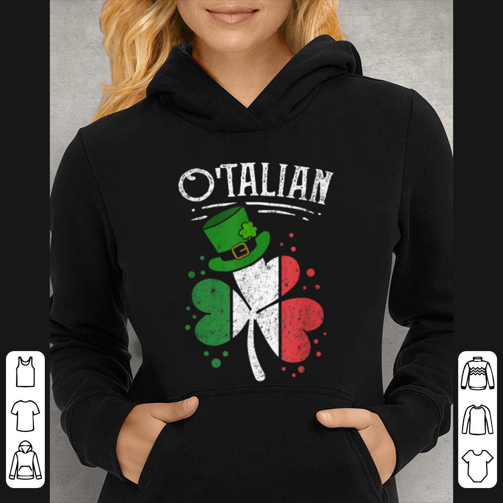 Nice O'talian Funny Italian Irish Relationship St Patrick's Day shirt