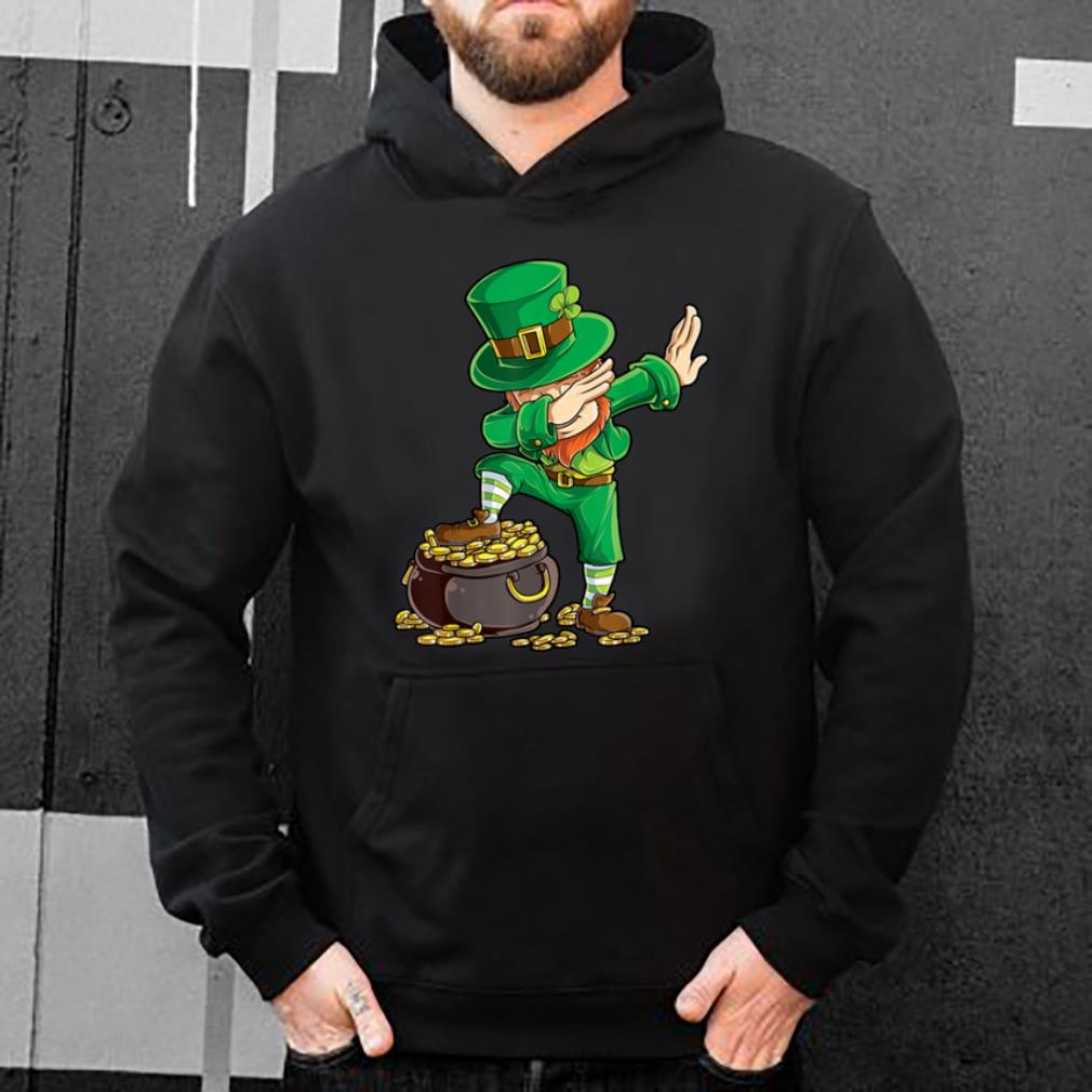 Nice St Patricks Day Dabbing Leprechaun Boys Kids Men Gifts Dab shirt