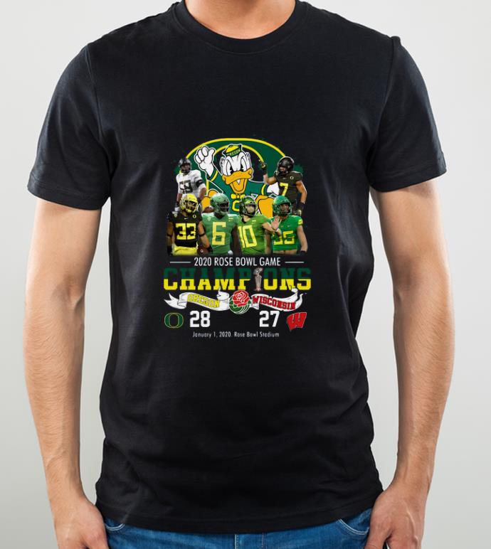 Official 2020 Rose Bowl Game Champions Oregon Vs Wisconsin shirt