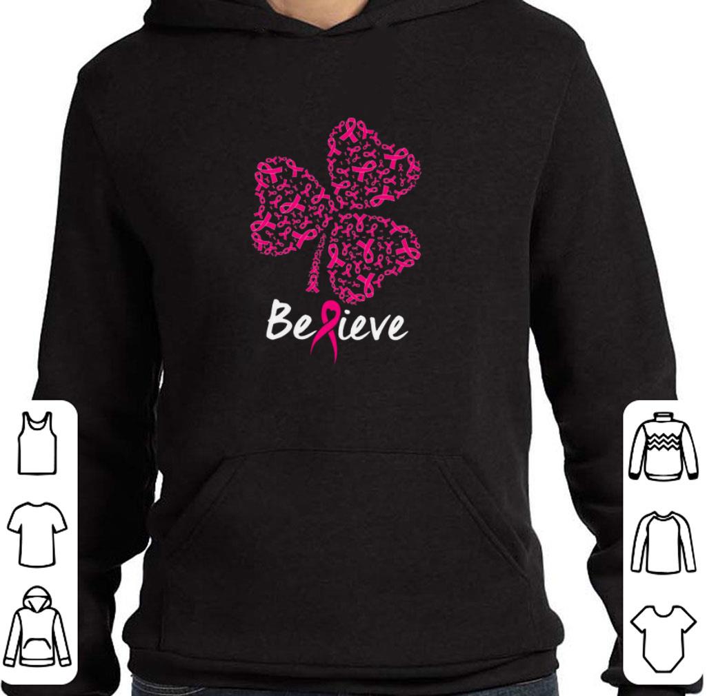 Official Breast cancer Awareness believe shamrock St. Patrick's day shirt 6 Official Breast cancer Awareness believe shamrock St. Patrick's day shirt