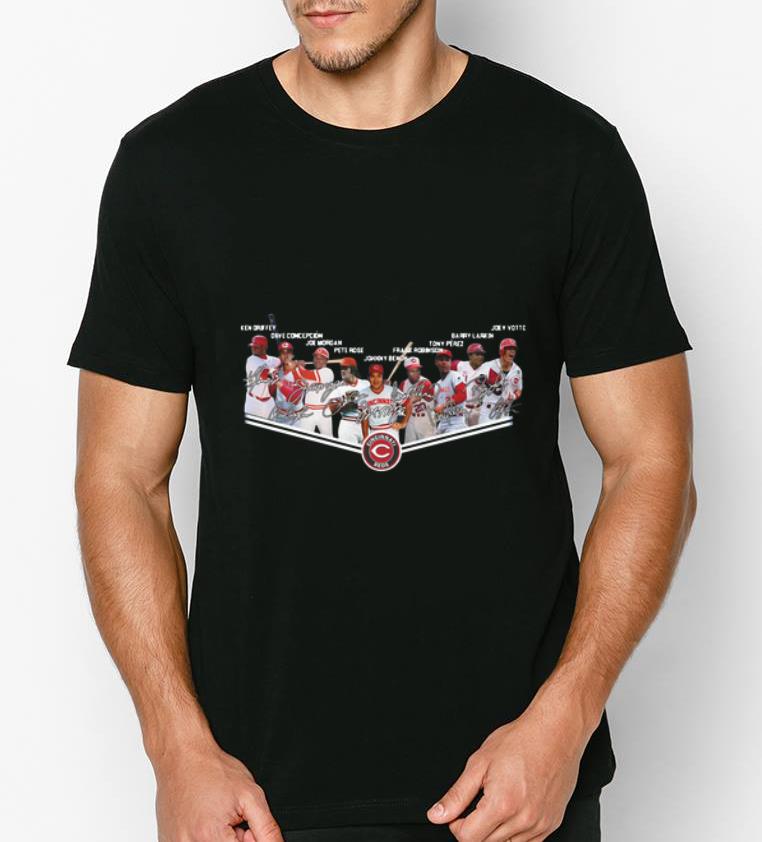 Official Cincinnati Reds Legend Players Team Signatures shirt