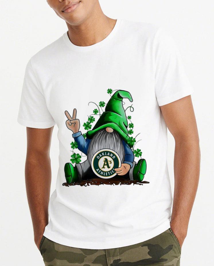 Official Gnomes Hug Oakland Athletics Baseball Shamrock shirt