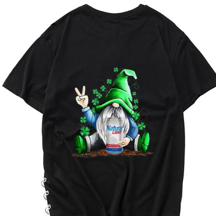 Official Gnomes Lucky Hug Natural Light St Patrick’s Day shirt