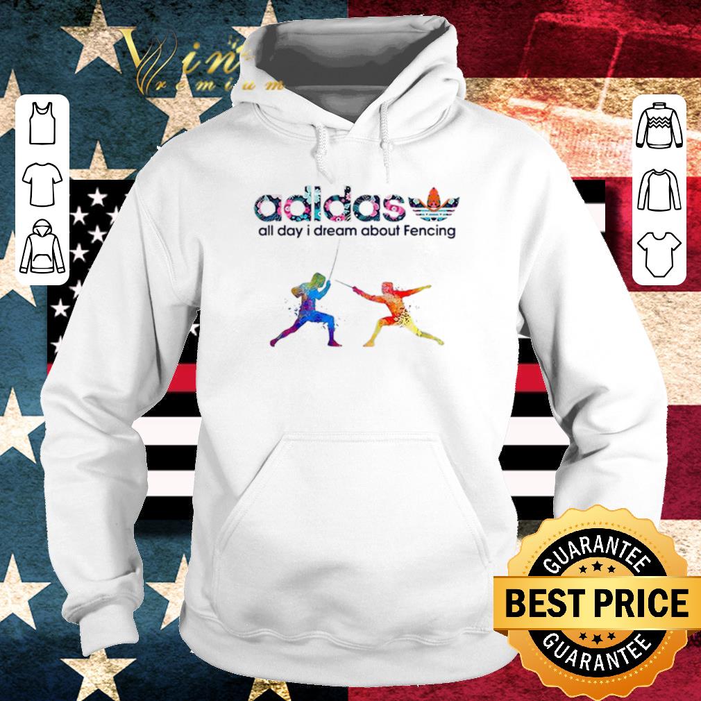 Official Logo Adidas All Day I Dream About Fencing shirt