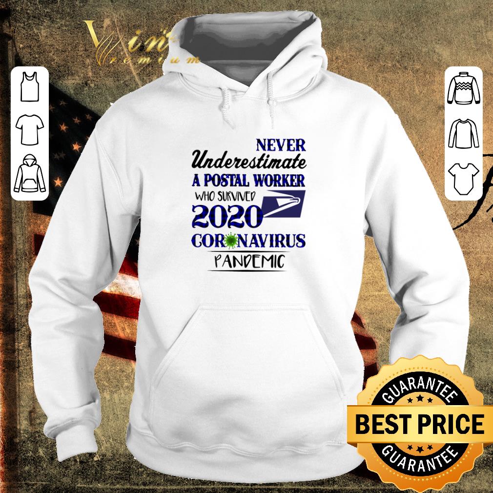 Official Never underestimate a Postal Worker who survived 2020 coronavirus pandemic shirt
