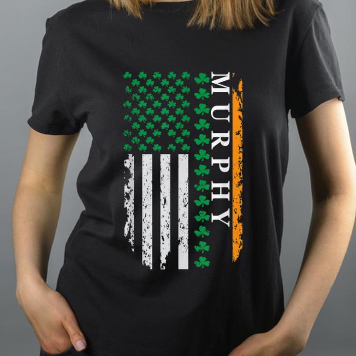 Official Shamrock Usa Flag St Patrick's Day Murphy shirt