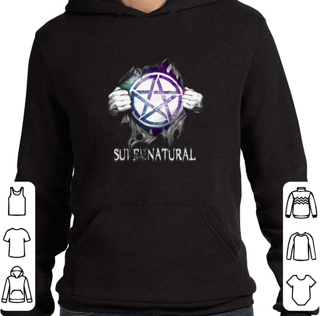 Official Supernatural logo blood inside me shirt