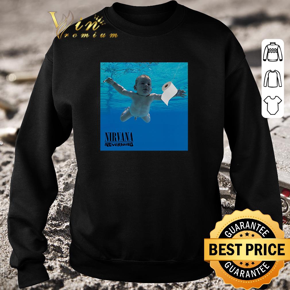 Original Baby toilet paper Nirvana nevermind shirt
