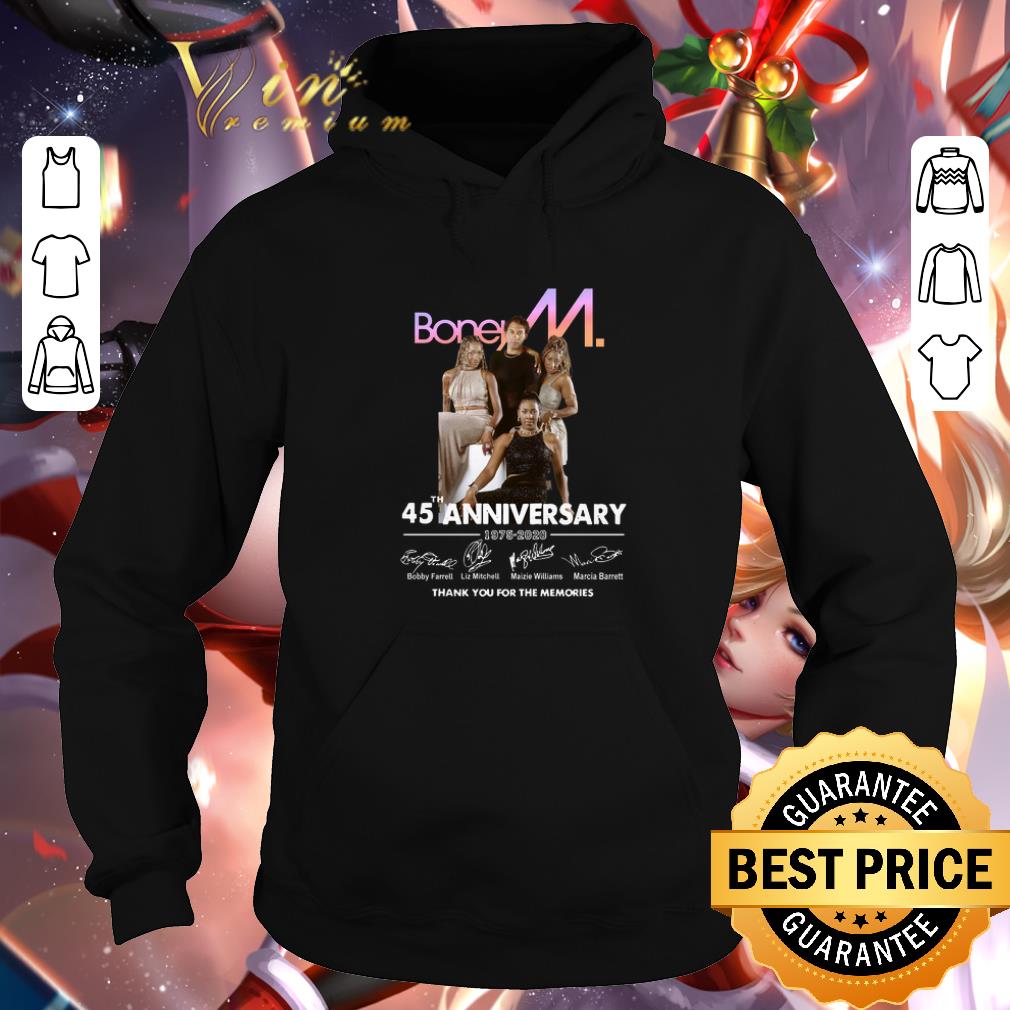 Original Boney M. 45th Anniversary Signatures Thank You For The Memories shirt 6 Original Boney M. 45th Anniversary Signatures Thank You For The Memories shirt
