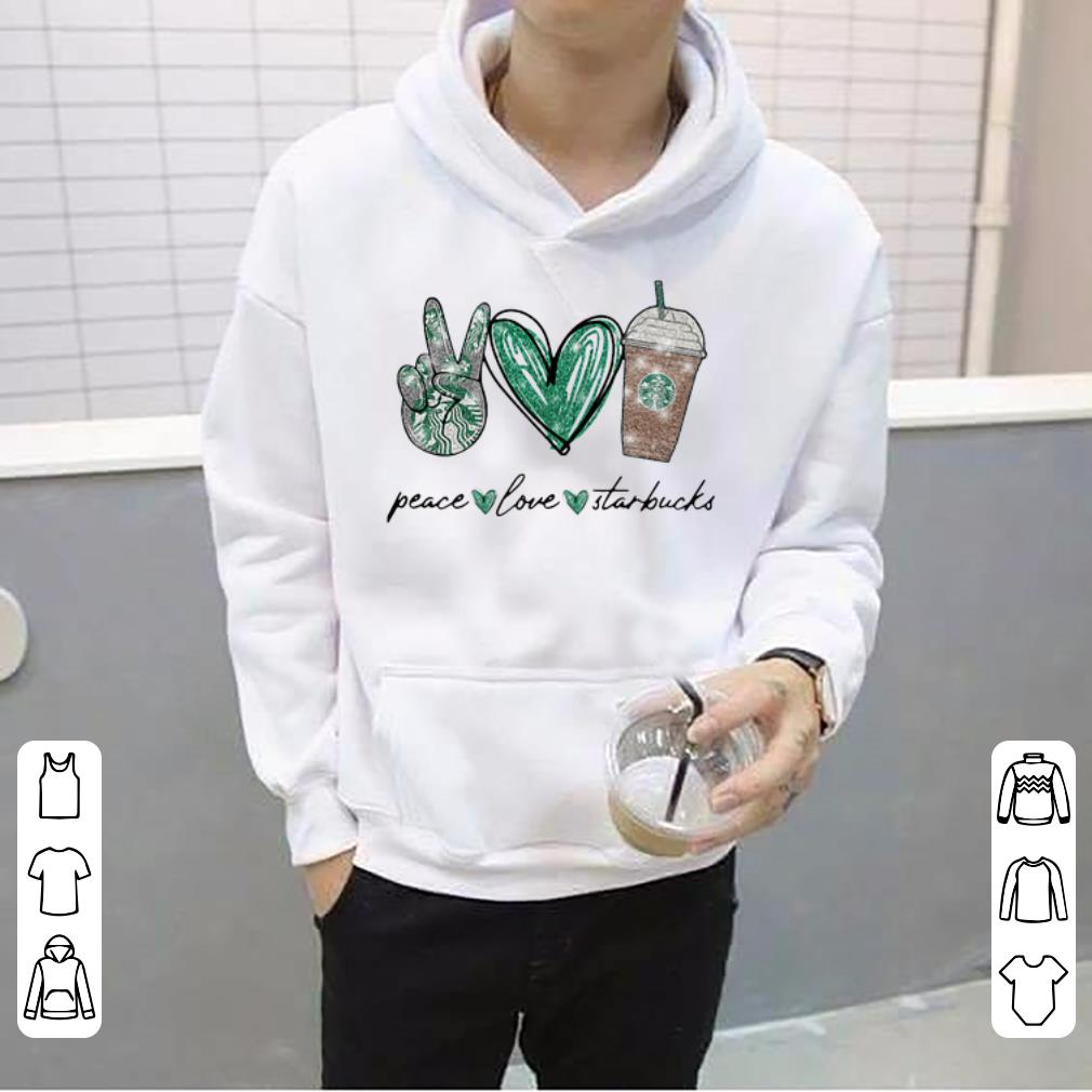 Original Peace Love Starbucks shirt