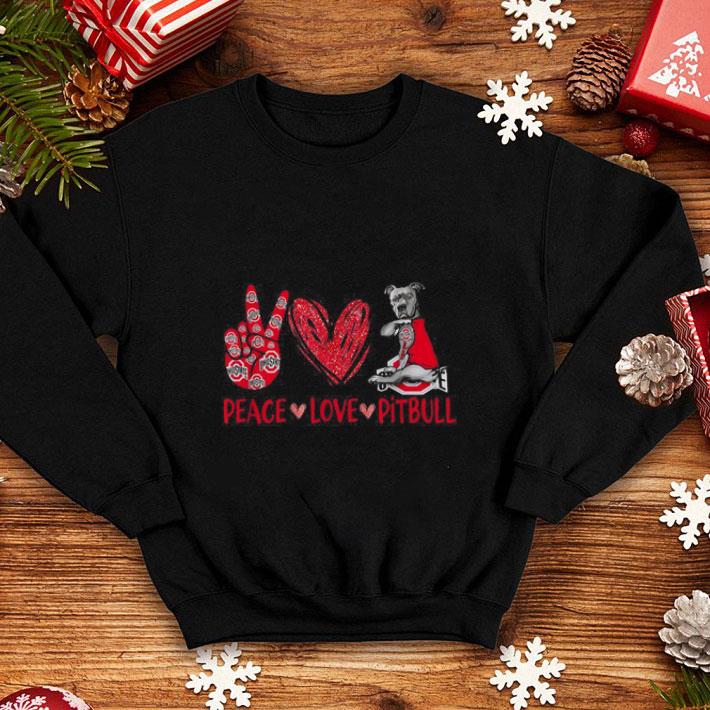 Original Peace love Pitbull Ohio State Buckeyes shirt 6 Original Peace love Pitbull Ohio State Buckeyes shirt