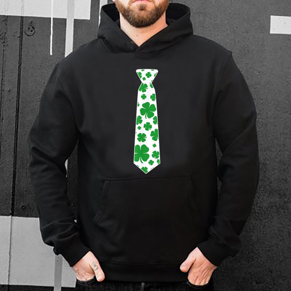 Original St Patricks Day Irish Shamrock Clover Tie Kids Adult shirt