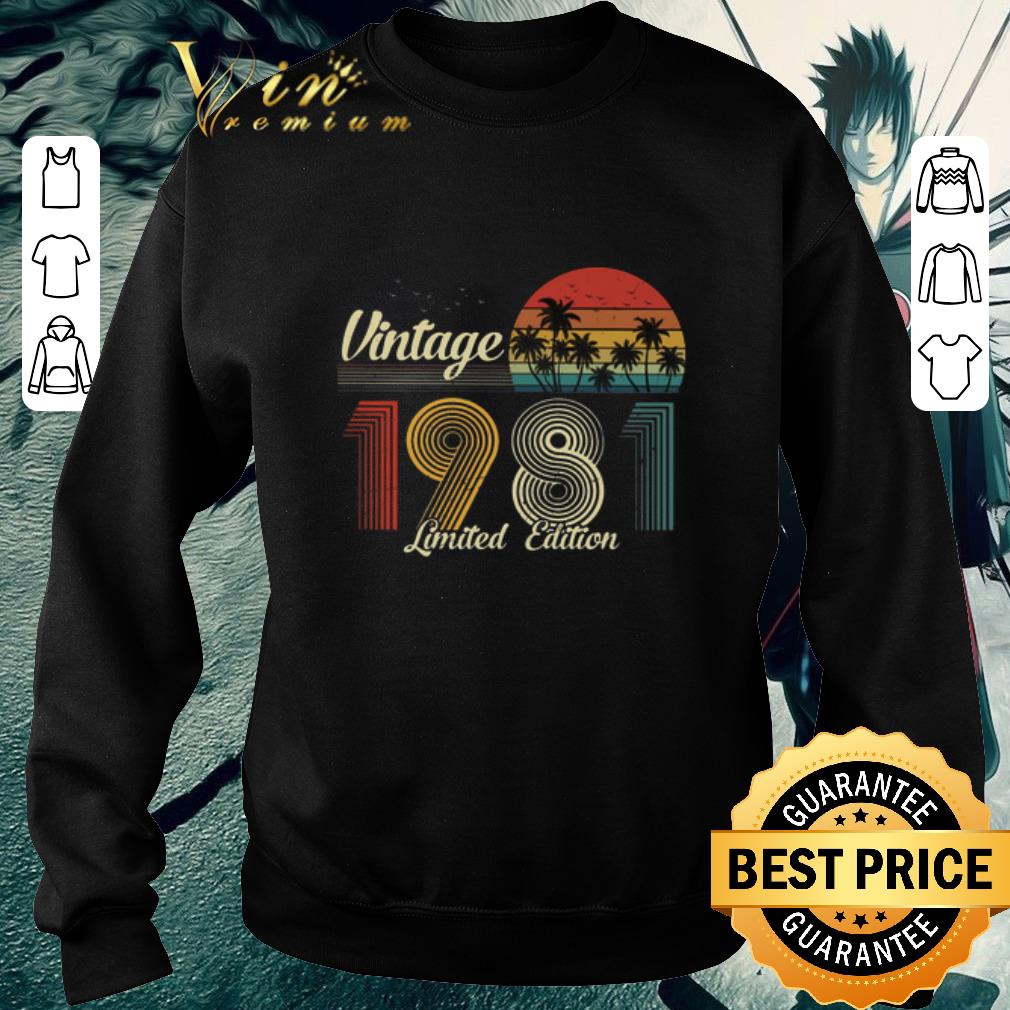 Original Vintage 1981 Limited Edition shirt