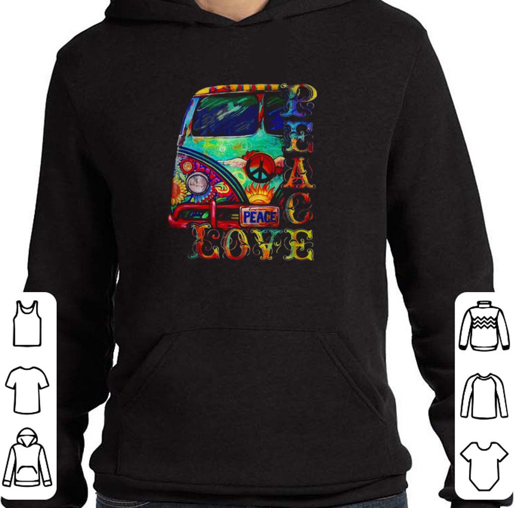 Peace love Hippie bus colors shirt 6 Peace love Hippie bus colors shirt