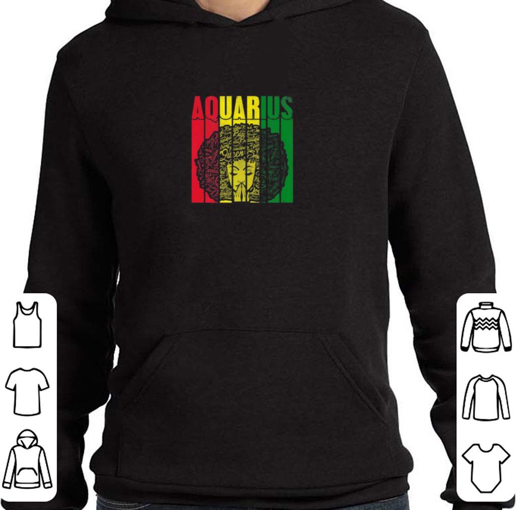 Premium Aquarius Girl Jamaican Black Girl Rasta shirt